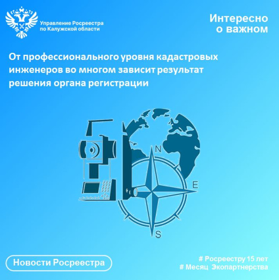 От профессионального уровня кадастровых инженеров зависит результат решения органа регистрации. От профессионального уровня кадастровых инженеров зависит результат решения органа регистрации.